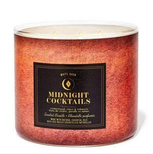 White Barn BBW Midnight Cocktails 3 wick candle